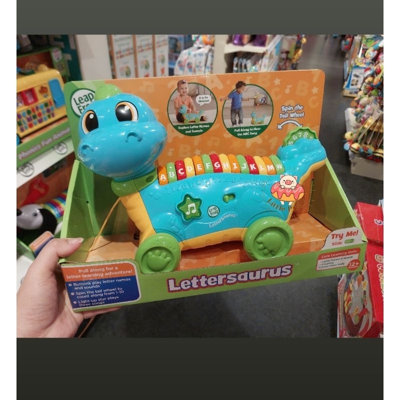 Leapfrog pull along lettersaurus toy
