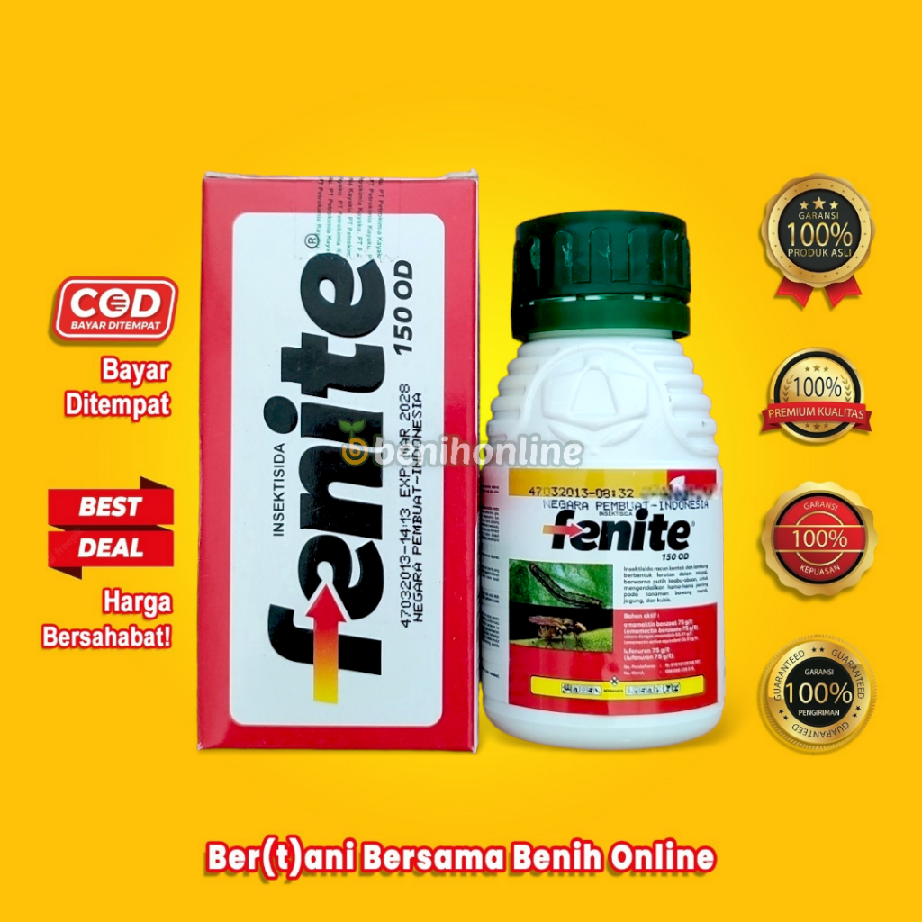 INSEKTISIDA  FENITE 150 OD 100 ML racun ulat grayak ulat krop jenis integrate endure