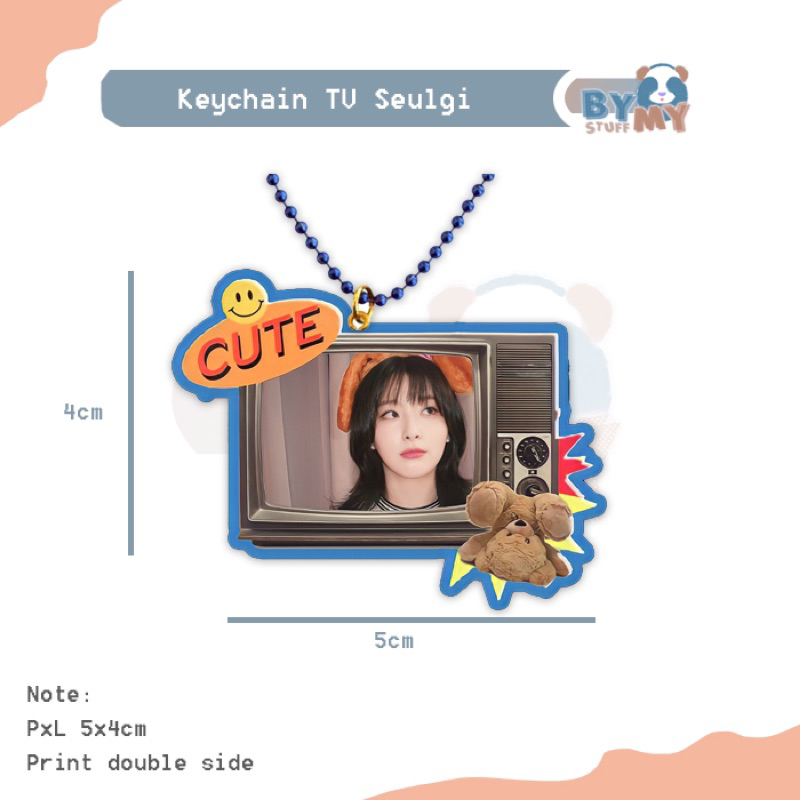 Keychain Merchandise Seulgi Red Velvet TV Bear