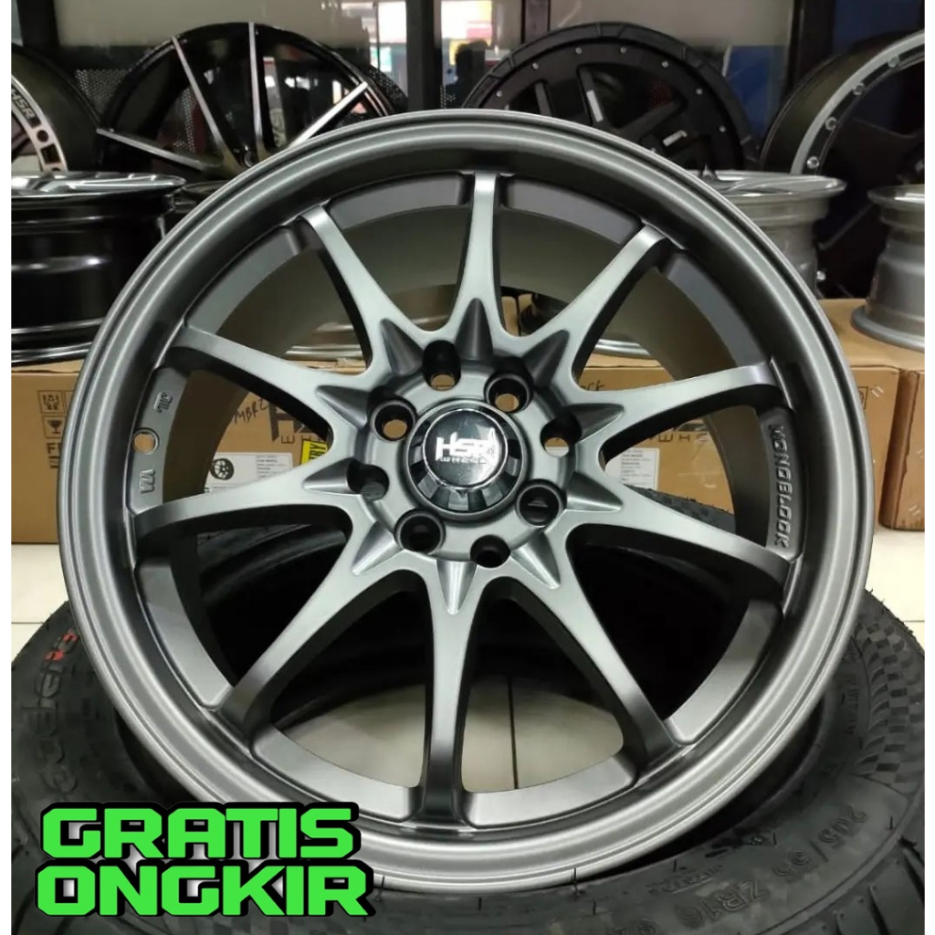 Velg Mobil Ring 16 HSR Hiroshima Jdm Racing R16 velg buat mobil Kijang Carry Futura