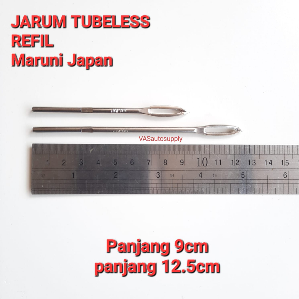 Jarum Tubeless Maruni Refil