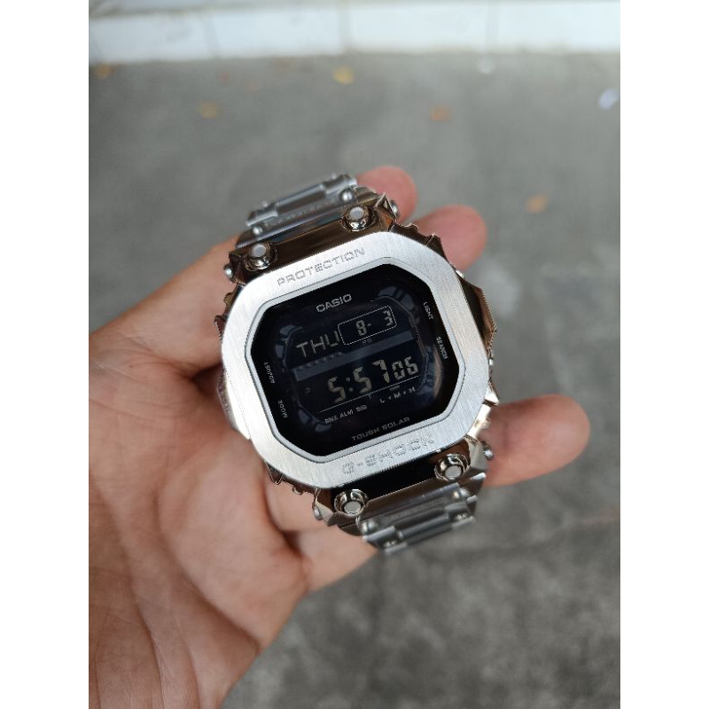 Casio G-shock GX-56 GX-56BB Custom Stainless Steel