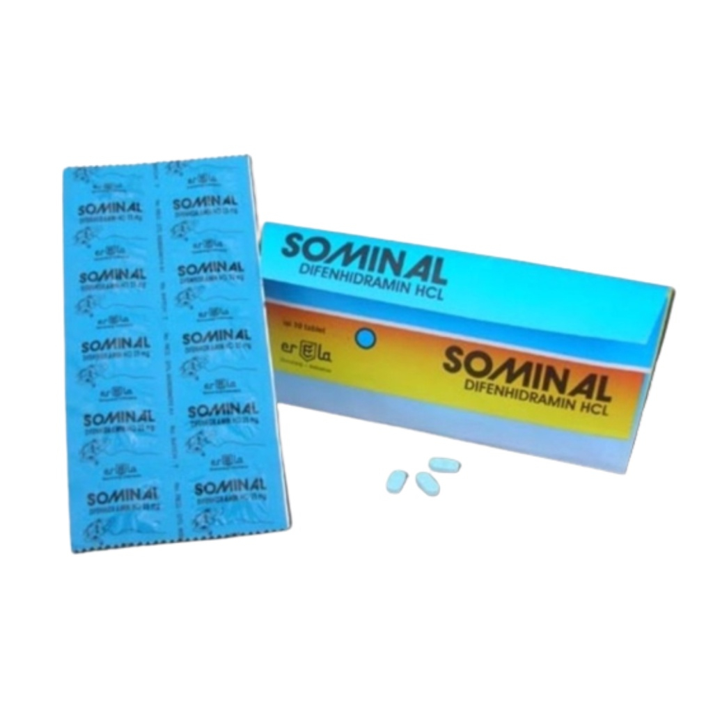 Sominal 25 mg Box isi 100 Tablet