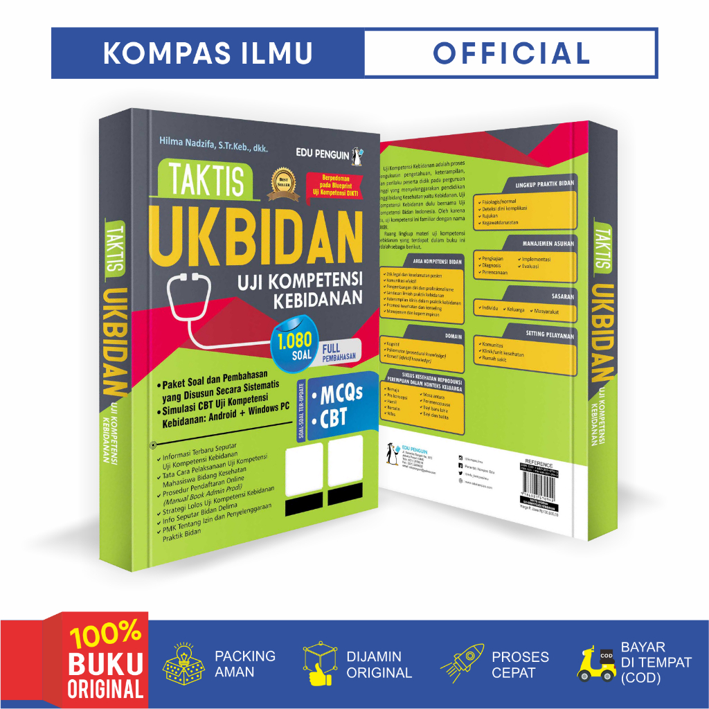 Buku Ukbidan Uk Bidan - Kompas Ilmu Buku Taktis Ukbidan / Uk Bidan / Ukbi (Uji Kompetensi Kebidanan)