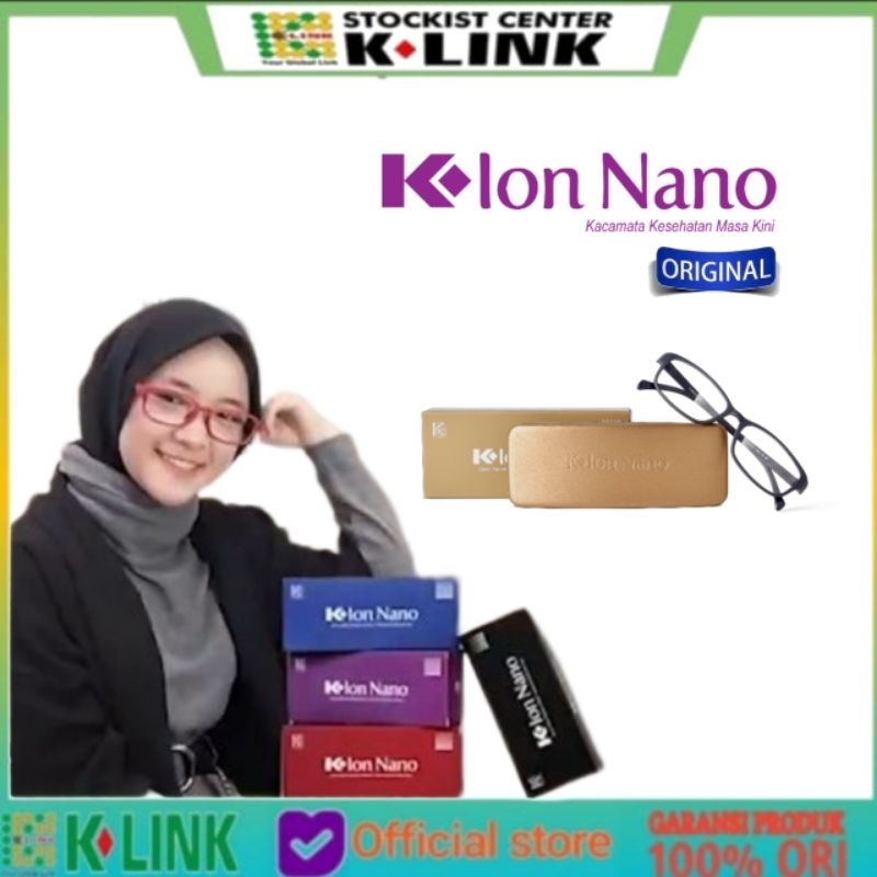 Kacamata Terapi Kesehatan Mata Minus Plus Glukoma Ion Nano Reguler Original