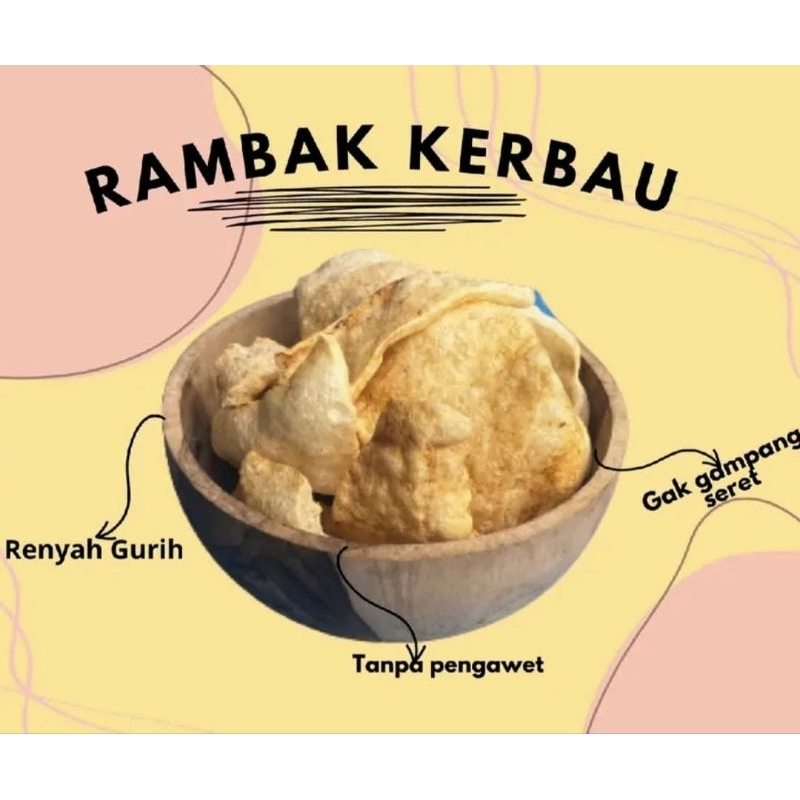 

Kerupuk Rambak Kerbau