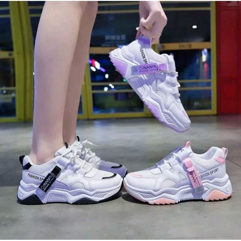 SEPATU SNEAKERS WANITA SPORT WANWO