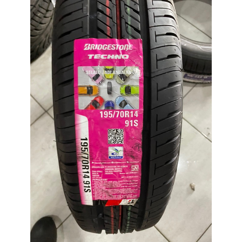 BAN MOBIL BRIDGESTONE TECHNO 195 70 R14