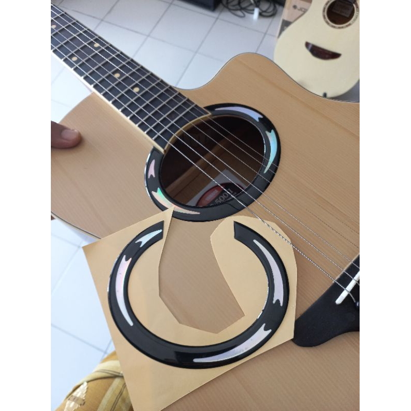 ROSETTE GITAR APX 500 STIKER LUBANG GITAR YAMAHA APX 500
