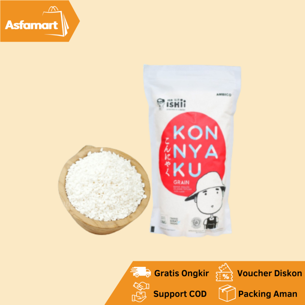 Beras Shirataki 1kg 1 kg PT Ambico Konnyaku Rice