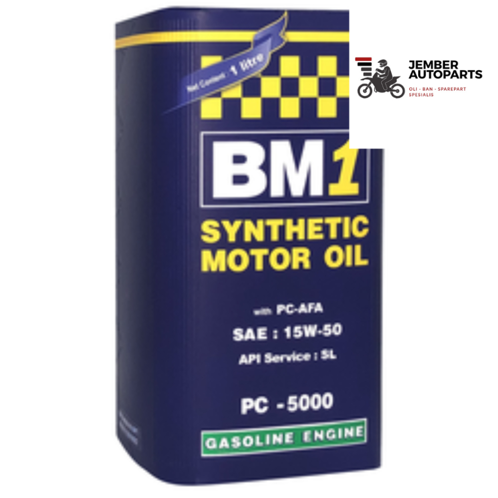 Oli Mobil BM1 PC-5000 sae 15w50 1 Liter ORIGINAL