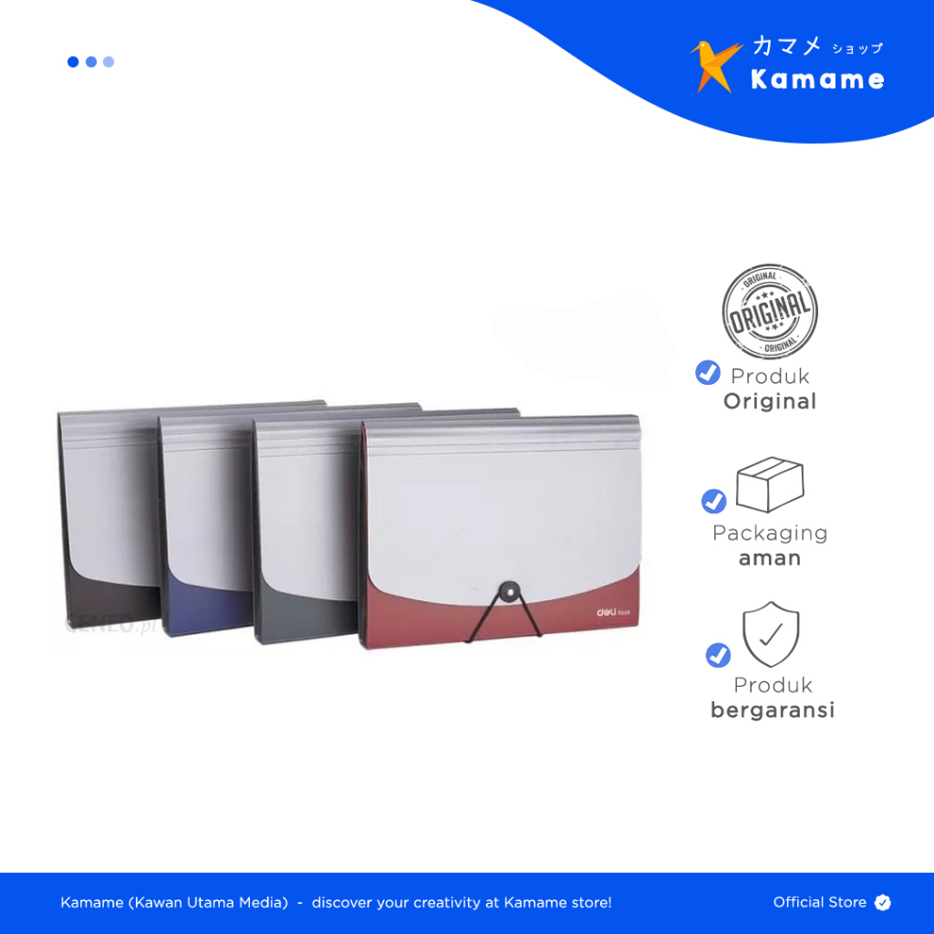 

Deli Office Expanding File - A4 7 Pockets 38151 - Kamame