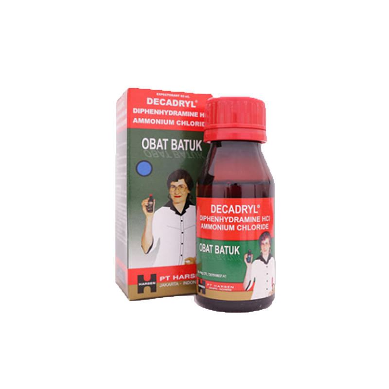 Decadryl Expectorant Sirup Obat Batuk Berdahak Karena Alergi