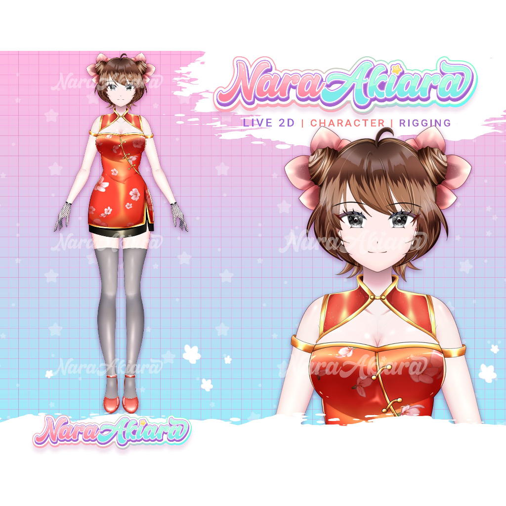 Tampil Beda Saat Streaming dengan Karakter Vtuber Live2D, Paket Lengkap VTuber, Karakter Siap Stream