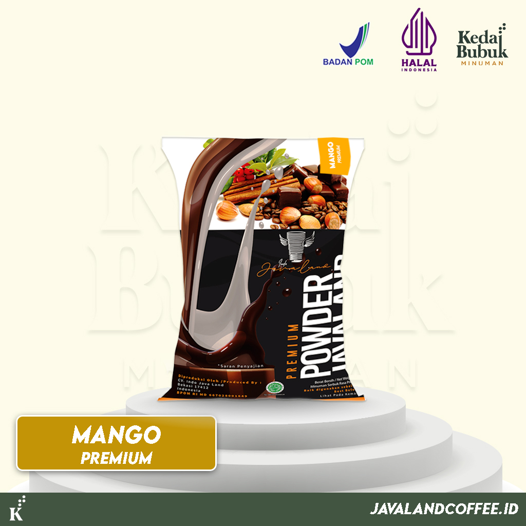 

Javaland Bubuk Minuman Rasa Mango / Mangga 1Kg - Premium Plain | Bubble Powder Drink Boba