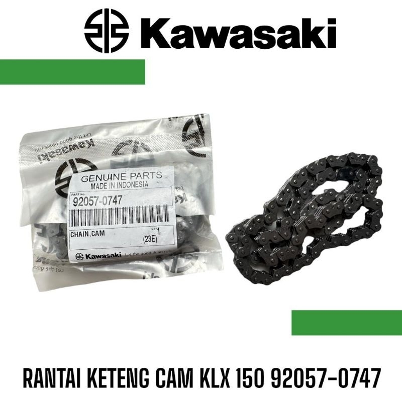 RANTAI KETENG CAM KLX 150/RANTAI TEMING KLX 150 ORIGINAL 92057-0747