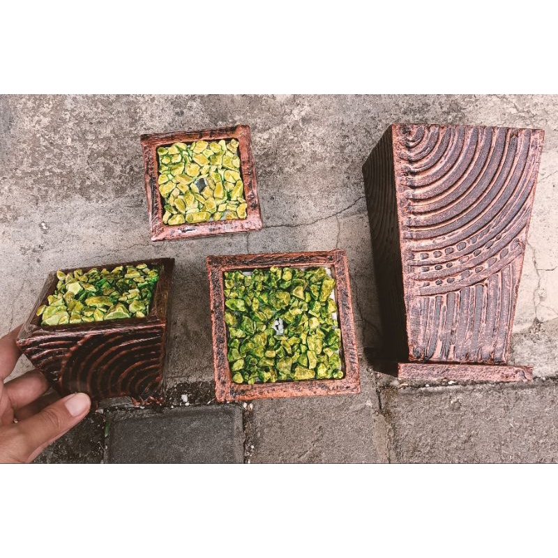 pot kayu partikel siap pakai / pot kayu / pot kayu harbot