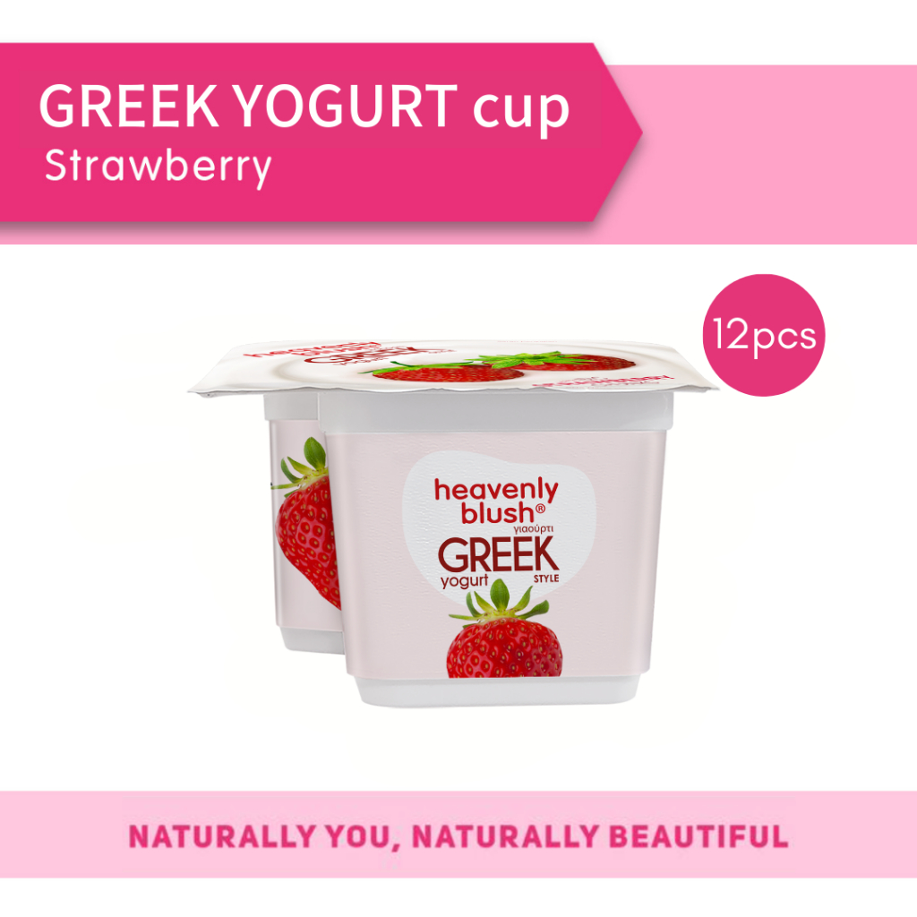 

Heavenly Blush Greek Yoghurt Cup Strawberry [100gr x 12 pcs]