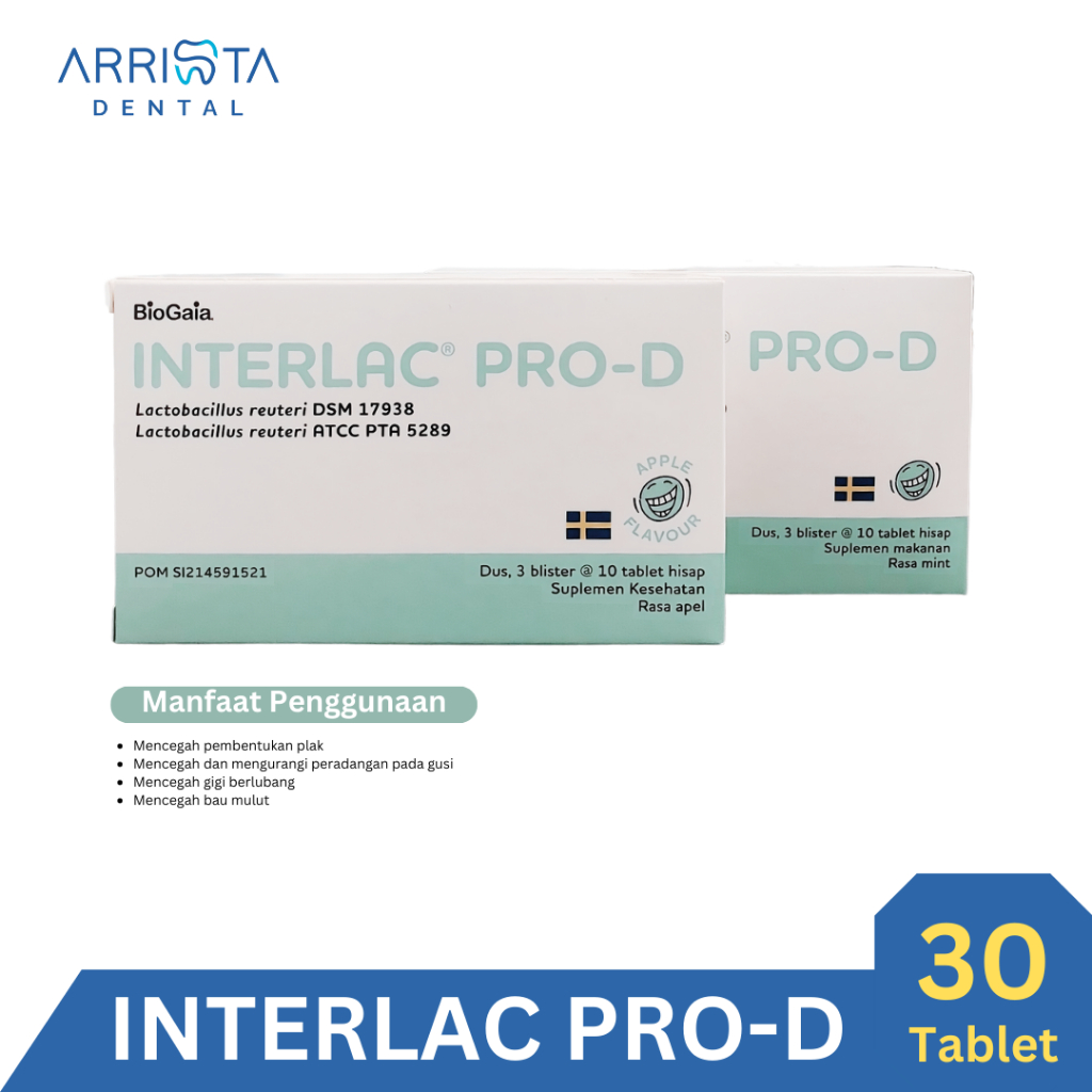 INTERLAC PRO-D LOZENGES BOX - INTERLAC PRO D TABLET HISAP PROBIOTIK