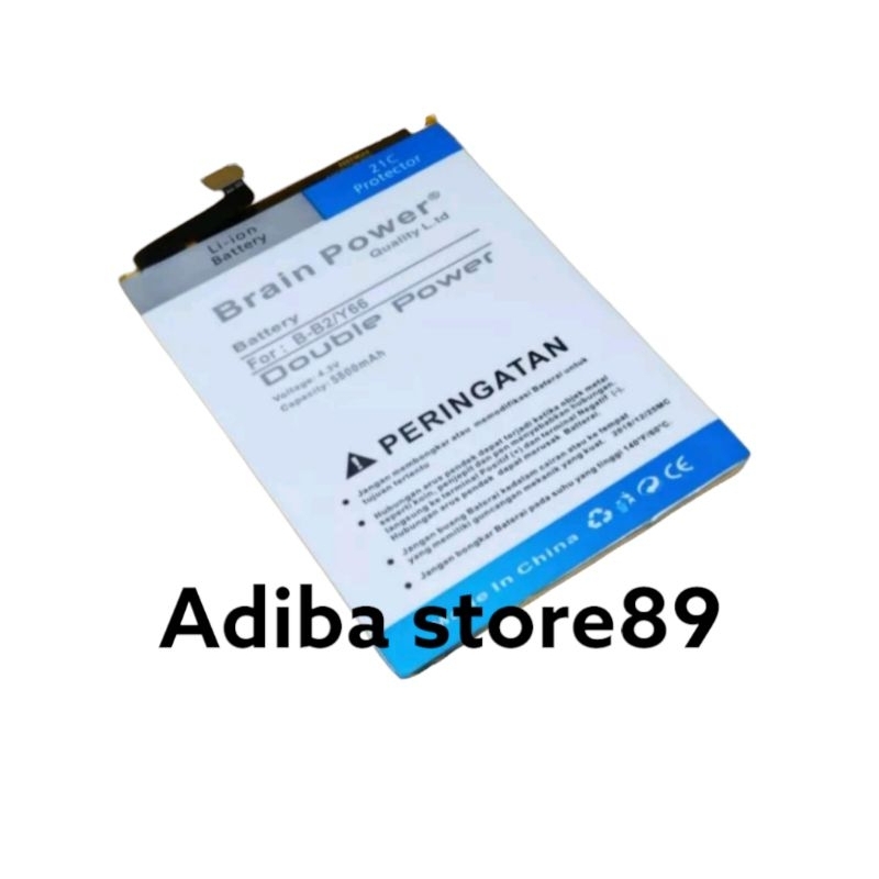 Baterai Batre Vivo V5/V5 Lite B-B2/Y66 Double Power Battery