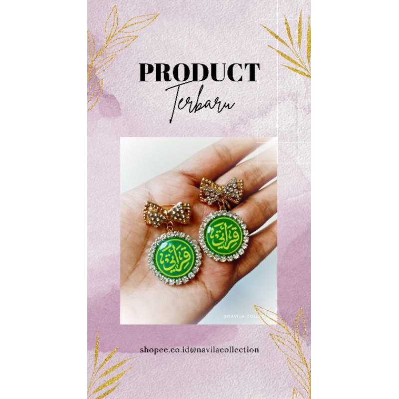 BROS PIN LOGO QIROATI / BROS JILBAB LOGO CUSTOM