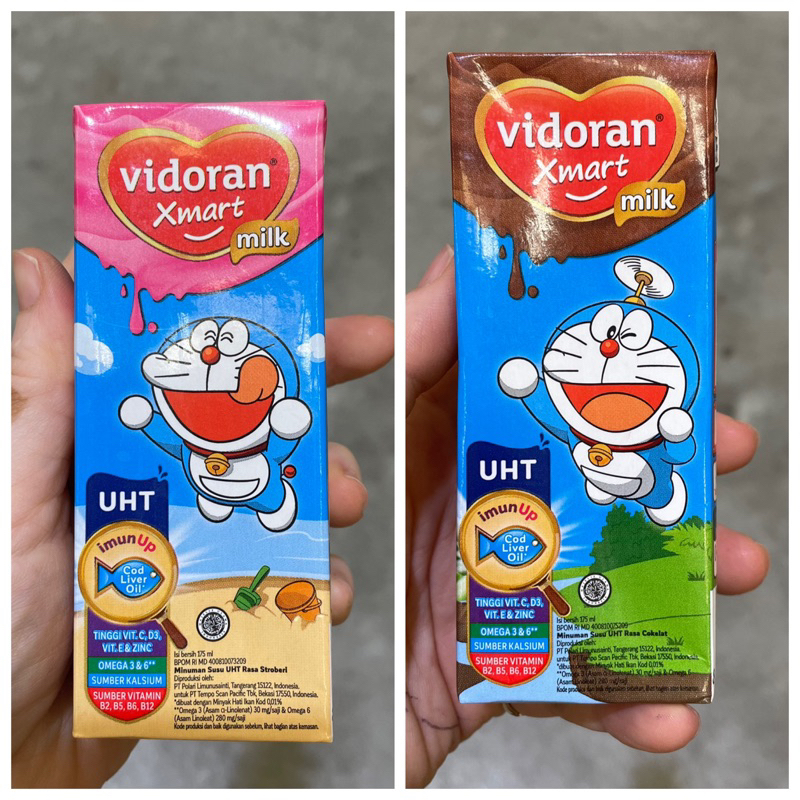 

Susu vidoran Xmart UHT 175ml Susu Cair Vidoran 175ml