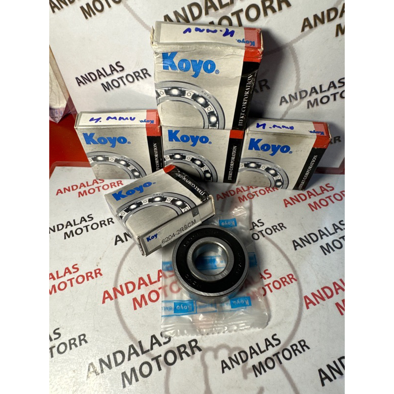 Bearing klahar klaher laher lahar 6204 2RSCM KOYO Japan Original