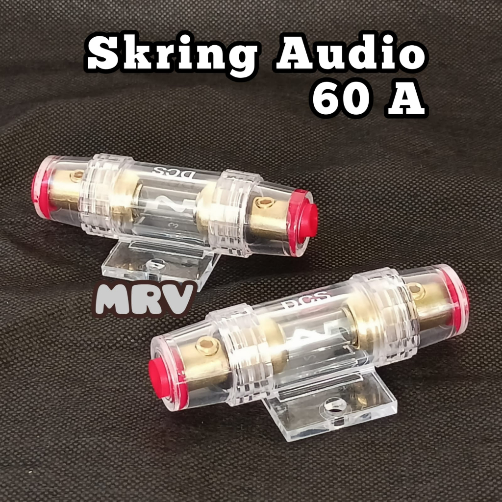 SKRING AUDIO / FUSE AUDIO 60A / FUSE HOLDER AUDIO MOBIL / SEKRING 60A