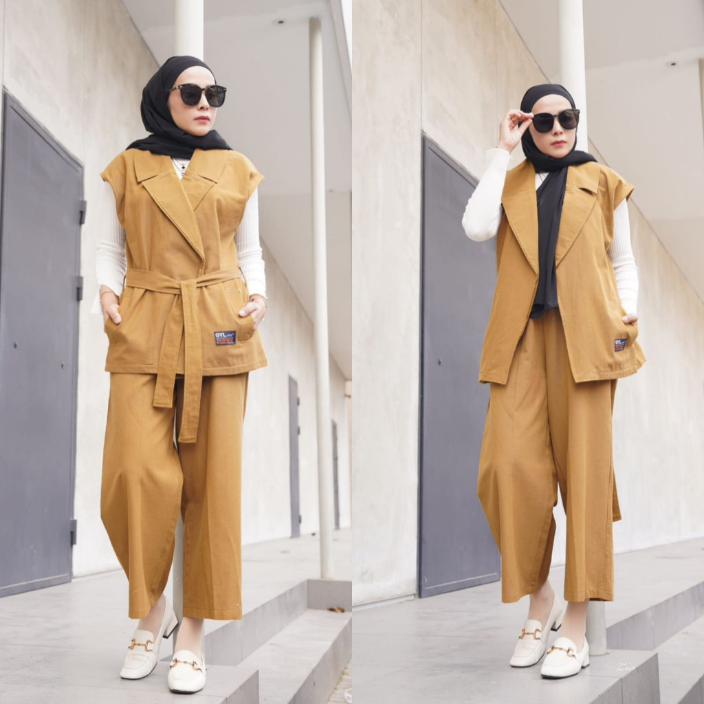SETELAN KULOT DAN OUTER ZARA By GYL AUTHENTIC