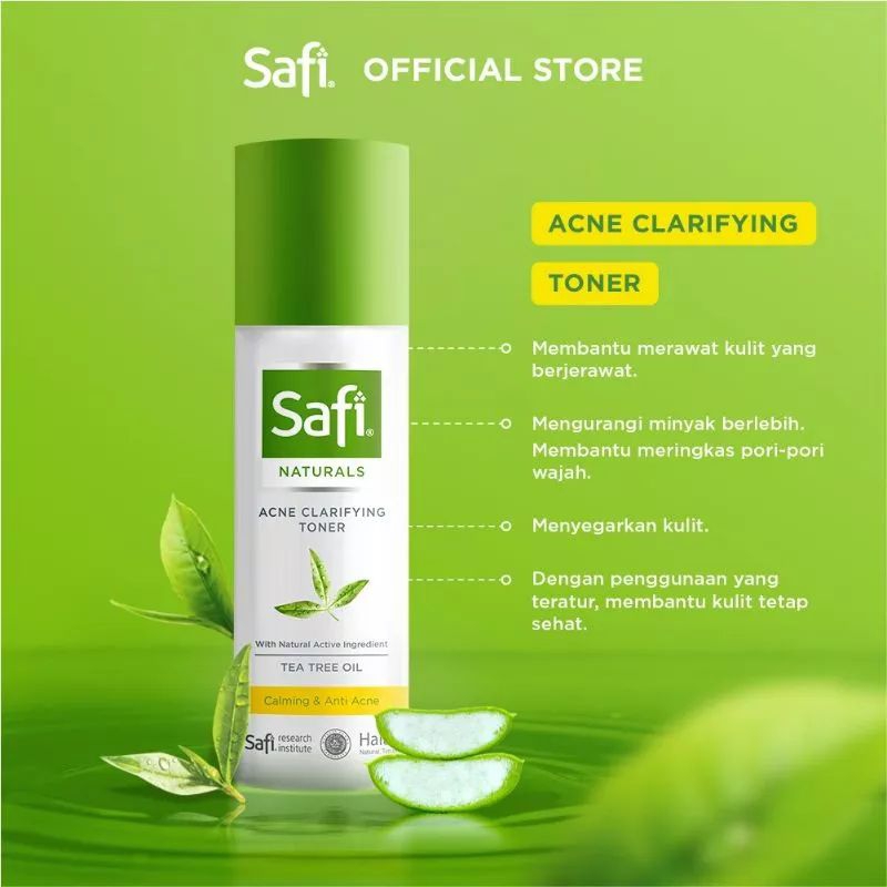 Safi natural acne clarifying toner
