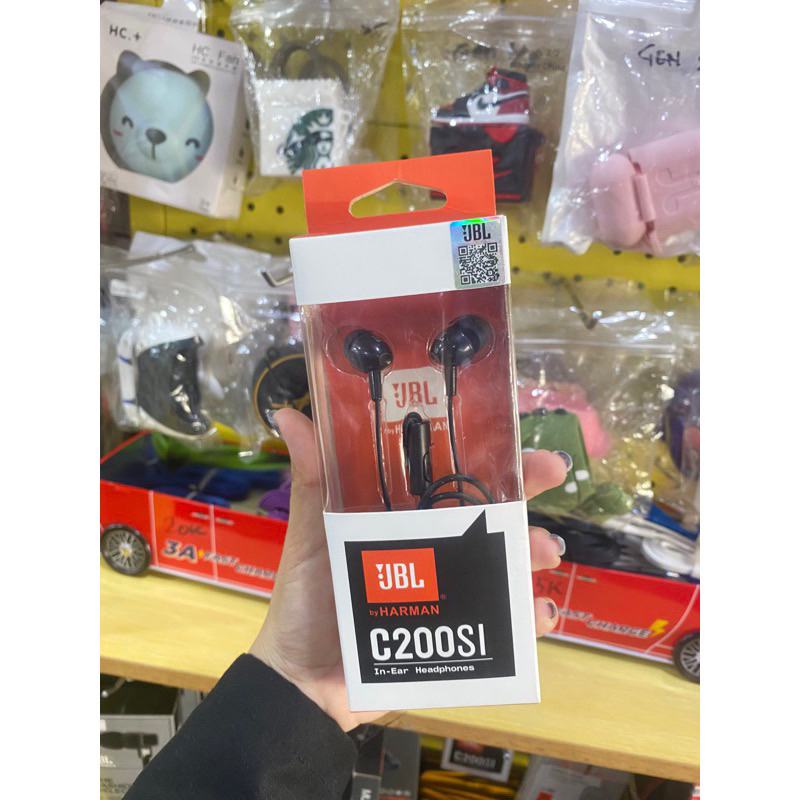 JBL C200SI Headset Earphone Bass By Harman Jack 3.5mm