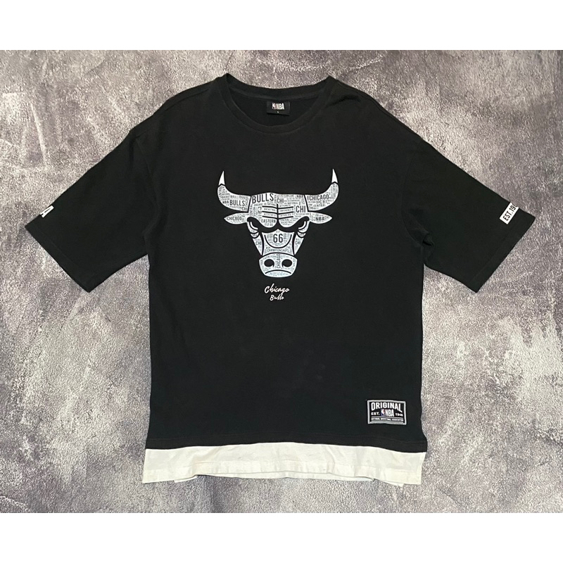 Kaos NBA Chicago Bulls reflektif second preloved