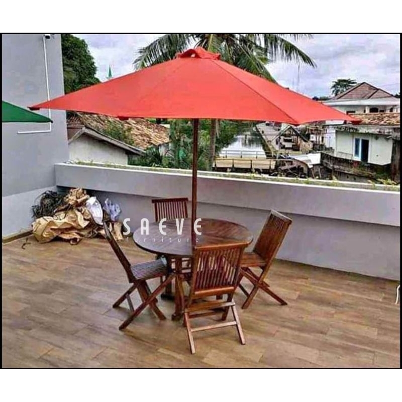 Meja Payung Taman Cafe_Payung Taman_Payung Cafe