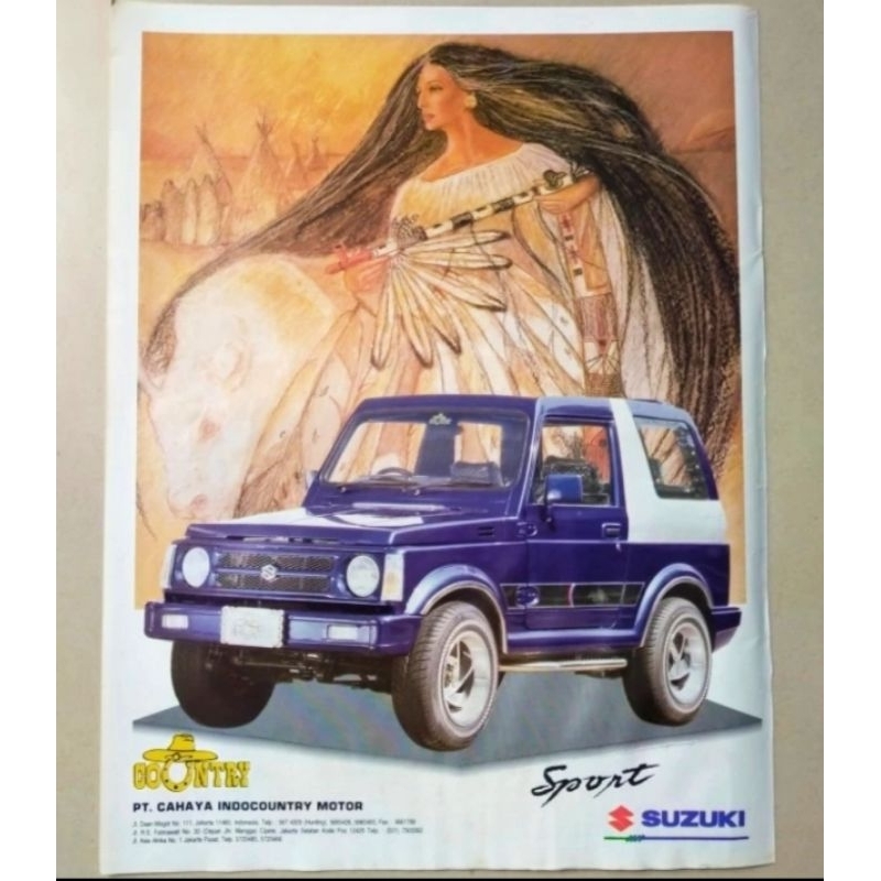 Iklan jadul Mobil Suzuki Country Sport - original dari majalah lama