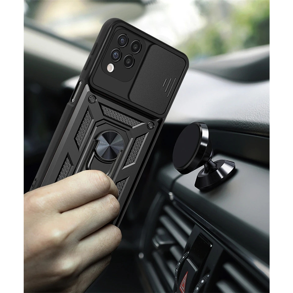 PROMO TERBARU Case Samsung A12 - M12 Case Softcase SLIDE ARMOR CAMERA PROTECTION Case Casing Hp