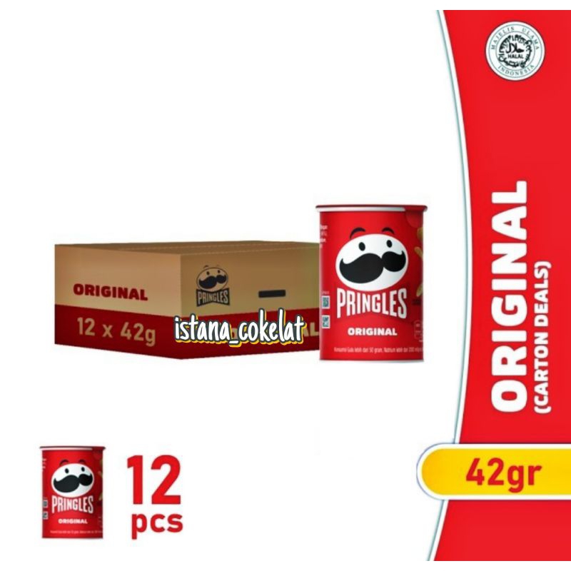 

Pringles Original Dus 42grx12 /pringles mini / pringles kecil
