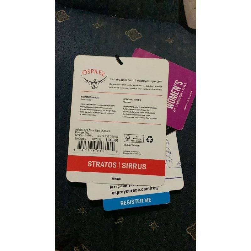 carrier osprey sirrus 36