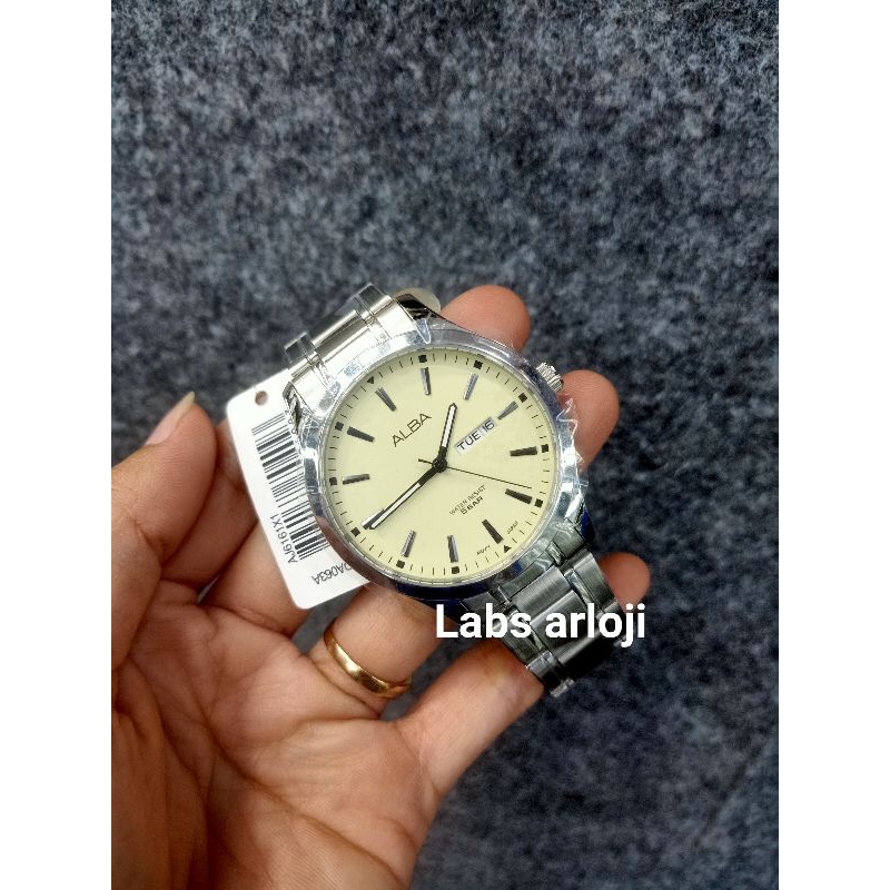 Jam Tangan Alba Pria AJ6161 AJ6161X1 Original Bergaransi Resmi 1 Tahun