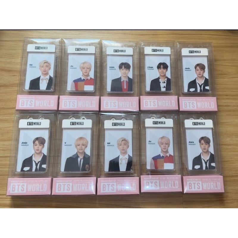 [READY STOCK] BTS WORLD MANAGER CARD SET OFFICIAL