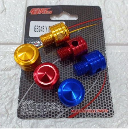 Baut Mur Lubang Spion Variasi Untuk Motor Honda Yamaha