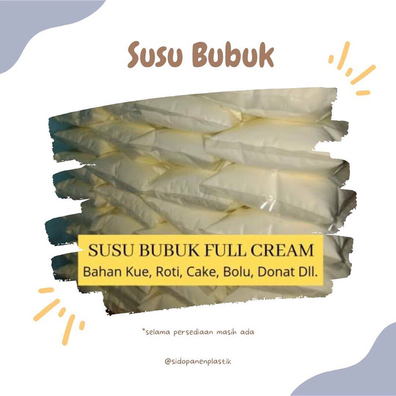 

susu bubuk putih/ crem bubuk/ 500gr