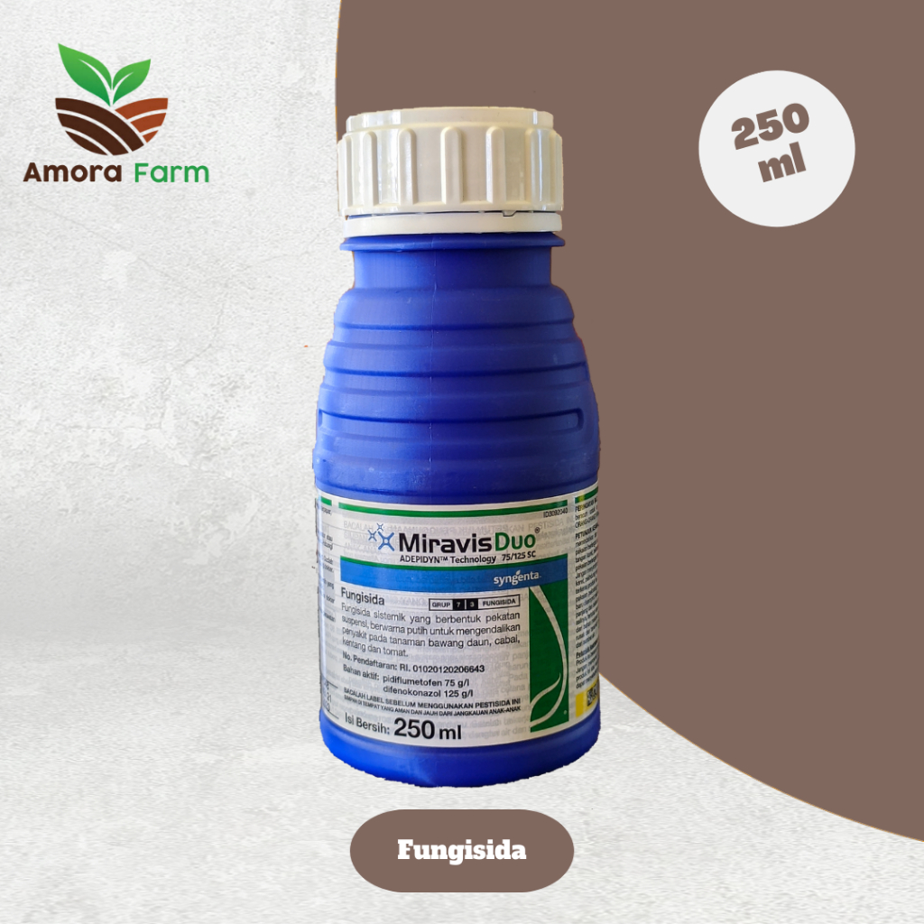 Fungisida MIRAVIS DUO 75/125SC Kemasan 250ml syngenta