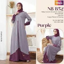 NIBRAS GAMIS WANITA MUSLIM NB B50/ GAMIS BUSUI/GAMIS TERBARU