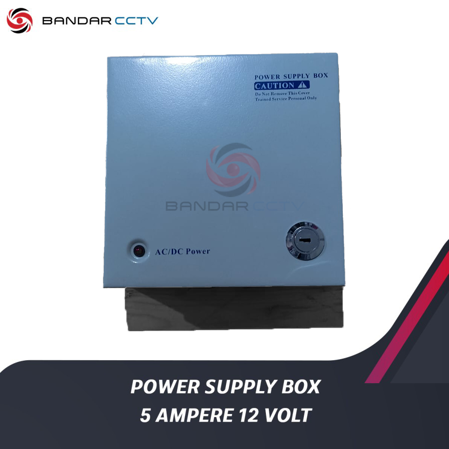POWER SUPPLY BOX 5 AMPERE 12 VOLT