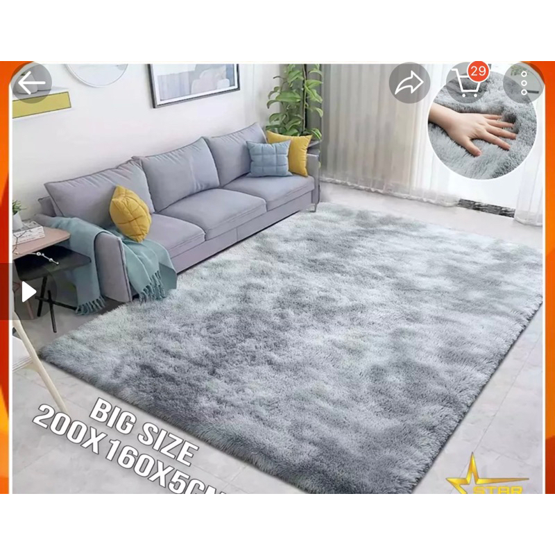 Karpet Bulu Rasfur 200x160x5 cm