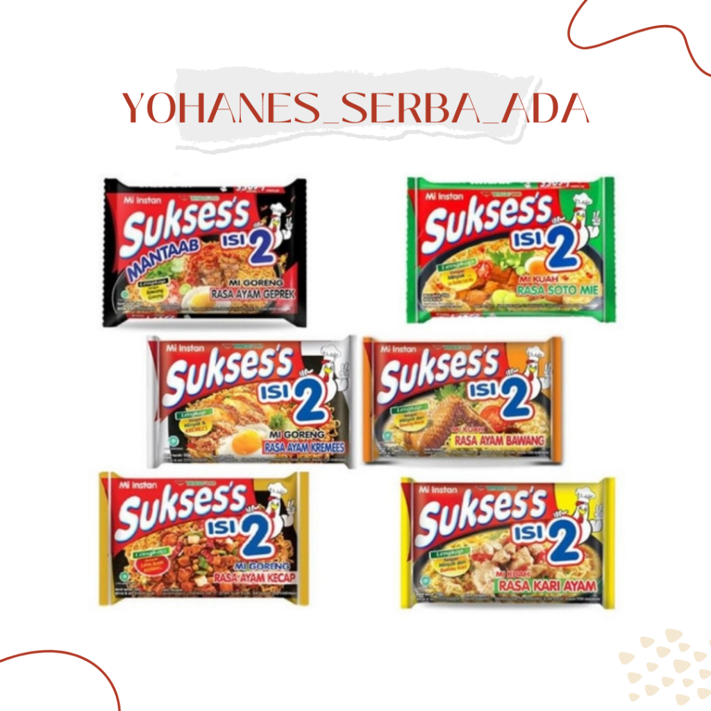 

MIE SUKSES ISI 2 ANEKA VARIAN