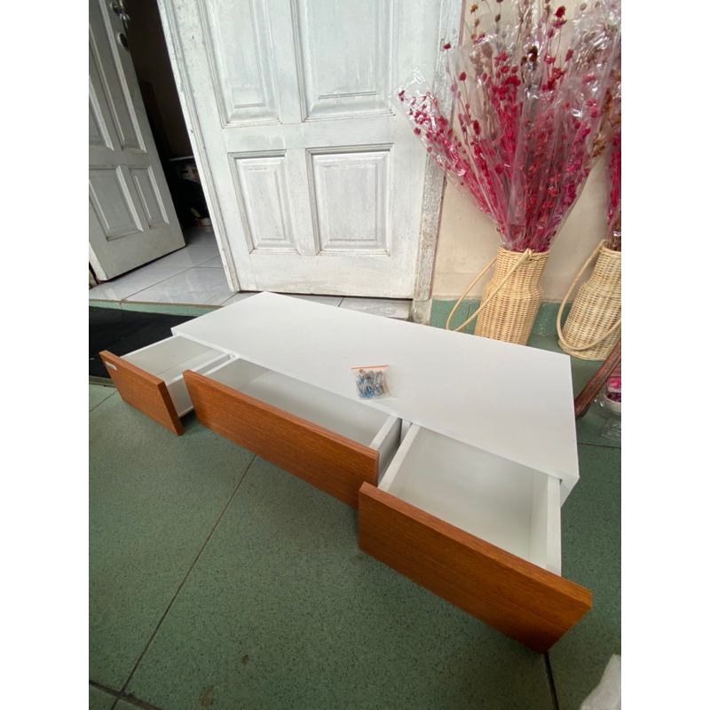 Ambalan Dinding Rak TV Floating shelf meja rias rak laci 3
