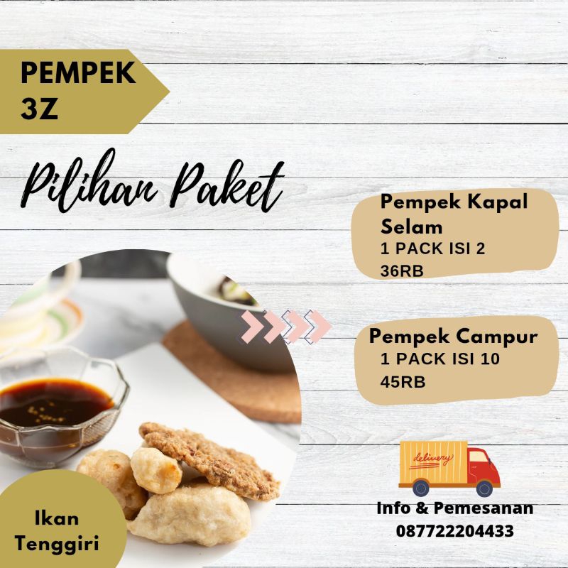 

Pempek 3Z isi 4 pack