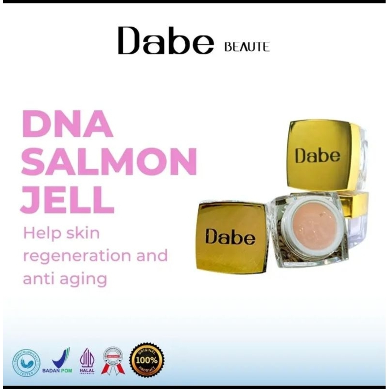 [ DNA SALMON JELL ] DabeBeaute Skincare ori Dabe Beauty Dabe Beaute Skincare By Bella Shofie Menghil