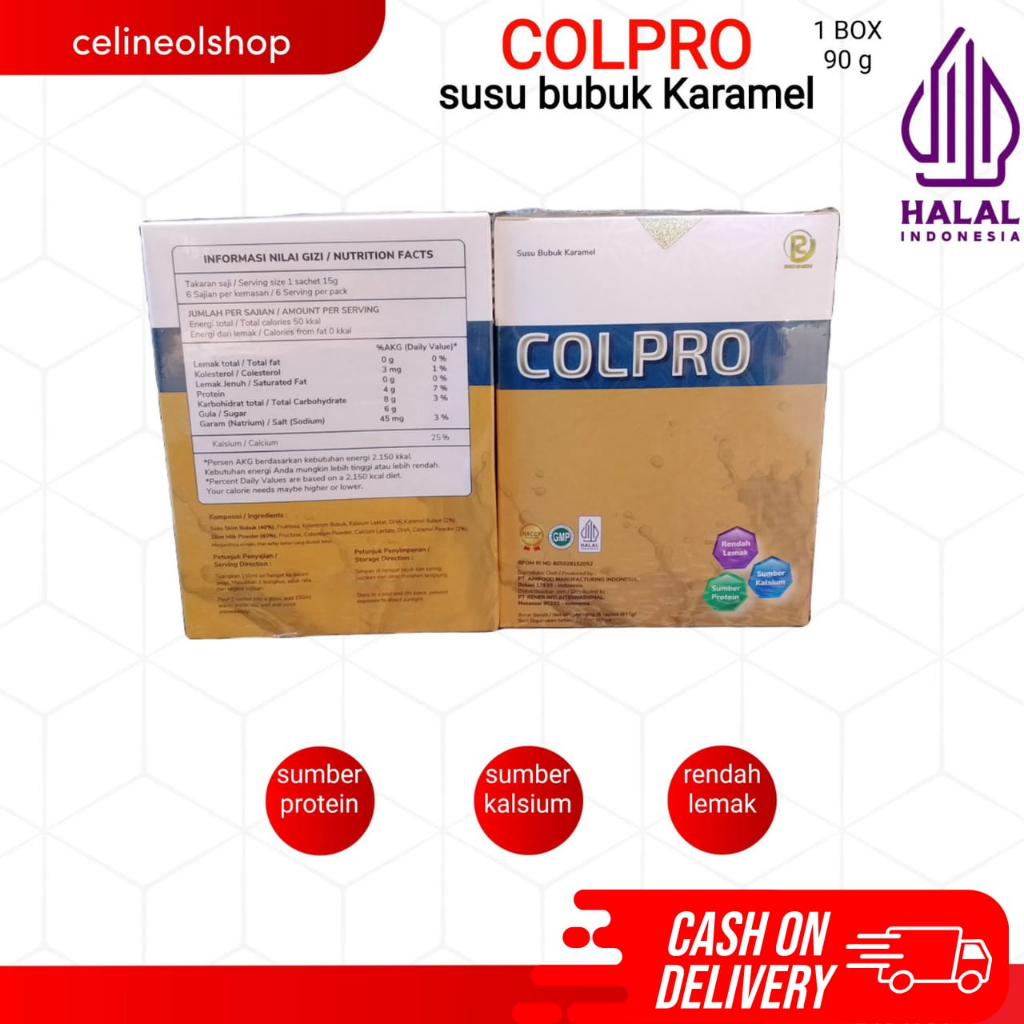 

NEW COLPRO SUSU BUBUK KARAMEL - SUSU COLOSTRUM COLPRO RENNER 1 BOX